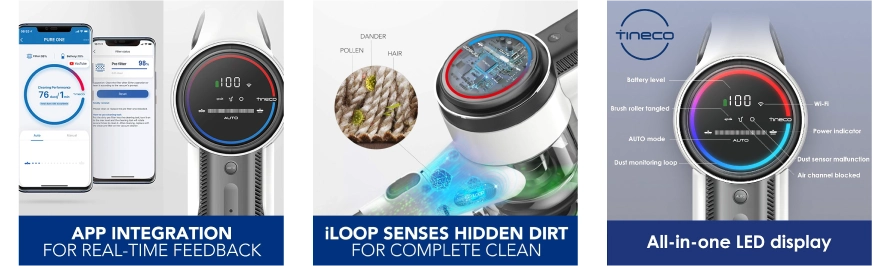 tineco vacuums features and smart technologies