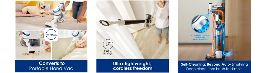 tineco vacuums usability and features