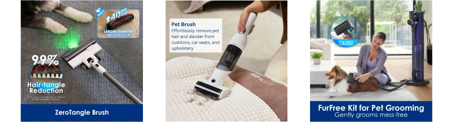 tineco vacuums pet hair