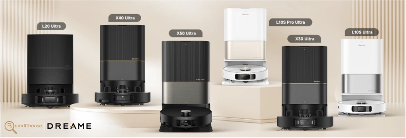 dreame robotic vacuum lineup
