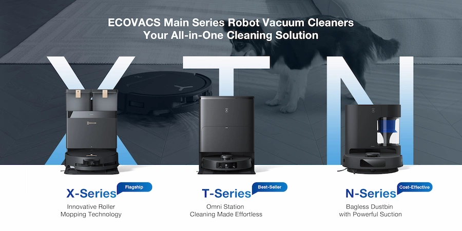 ecovacs x-series, t-series and n-series comparison