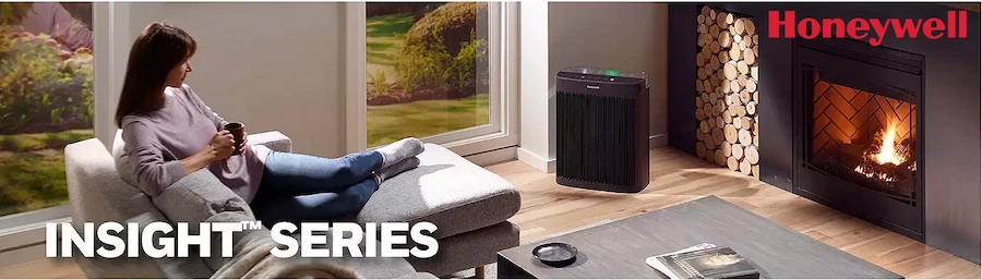 Honeywell air purifiers Insight series banner