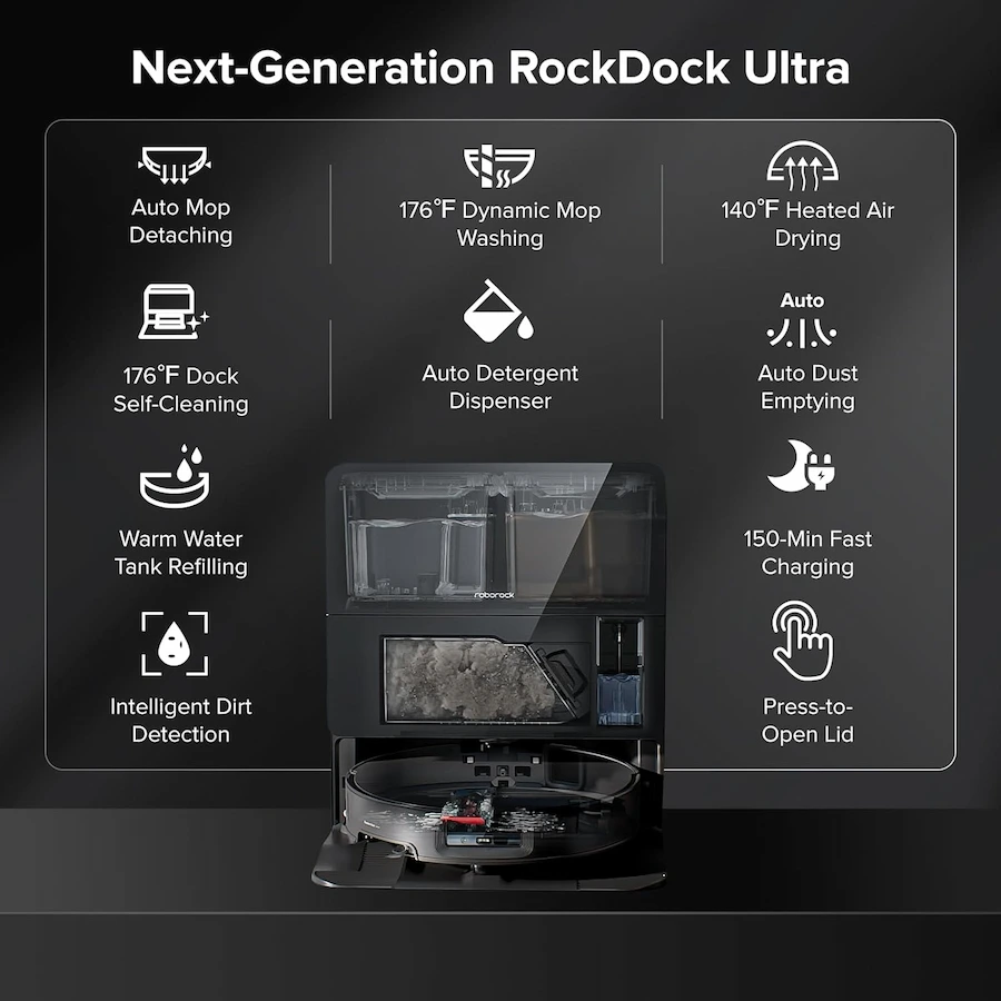 Roborock's Rock Dock handles every maintenance tasks automatically