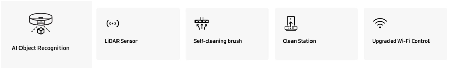 samsung jet bot features icons