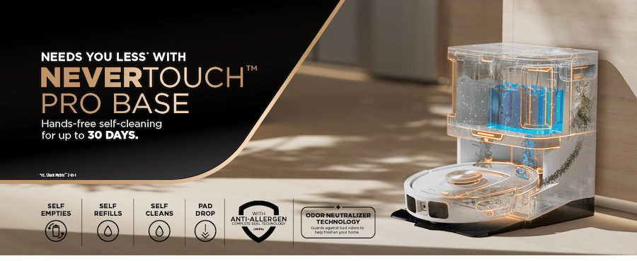 shark never touch docking system does every job automatically 