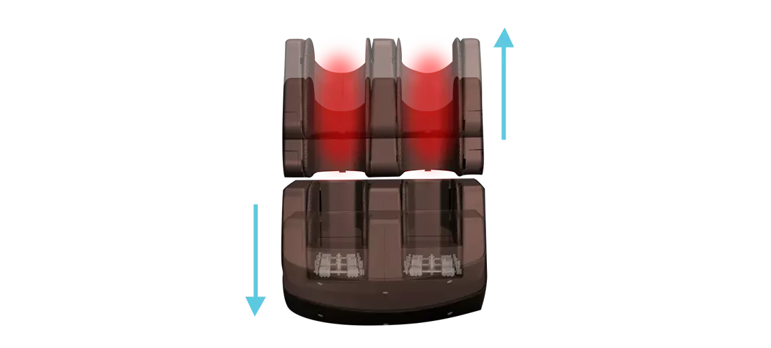 Heating system of Daiwa Massage Chair