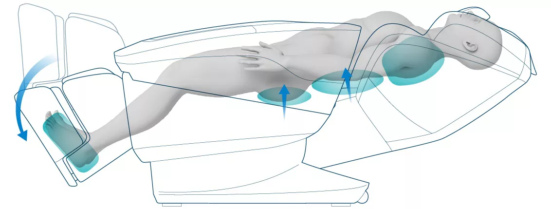 Fujiiryoki Massage Chair program and stretch
