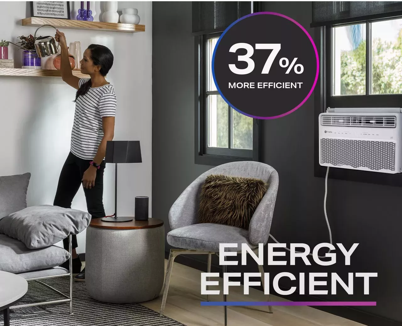GE Air Conditioners Energy Efficiency Image