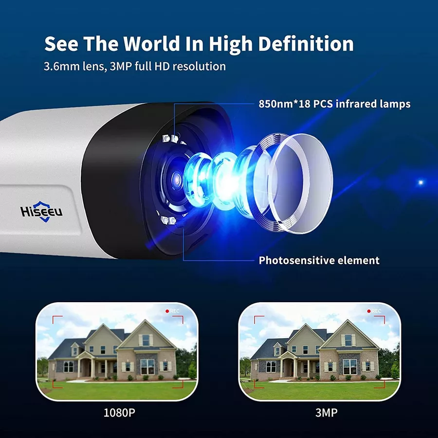 Hiseeu Security Camera Picture Quality