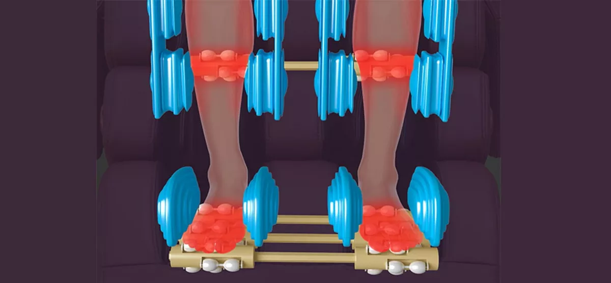 Luraco Massage Chair with rollers