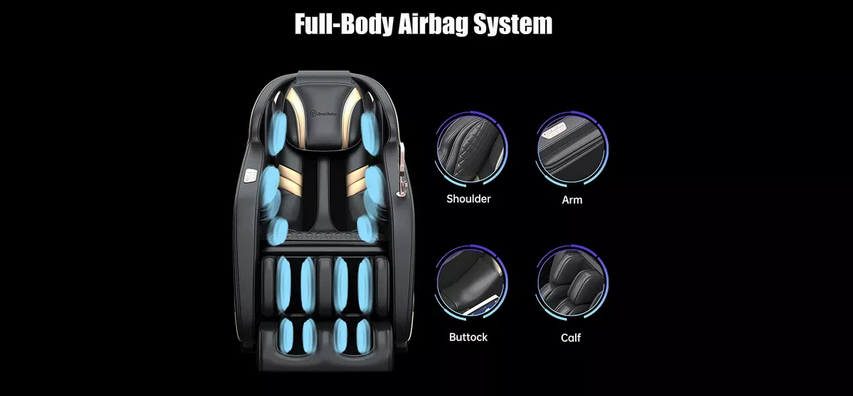 Real Relax Massage Chair Body Coverage