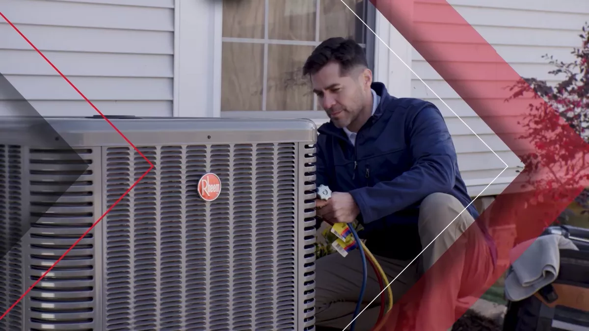 Rheem HVAC install
