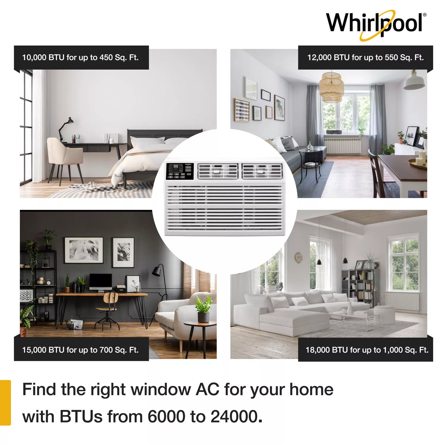 Whirpool AC Product Variety Image