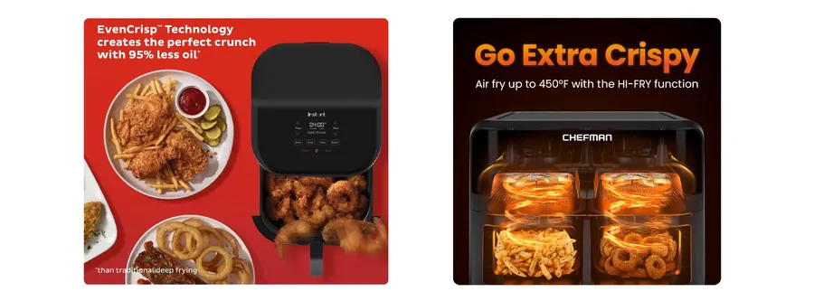 instant pot air fryer chefman air flow