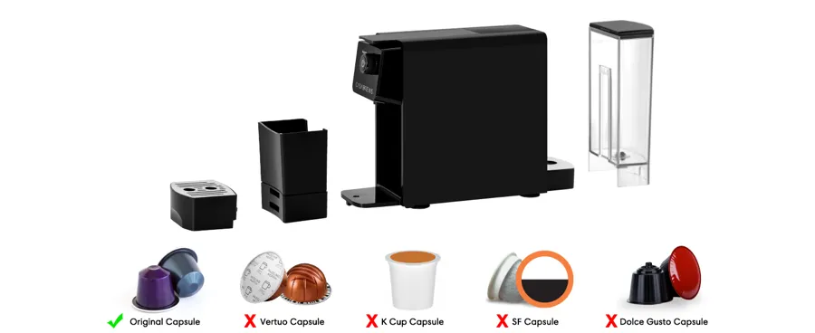 casabrews nespresso machine capsules pods