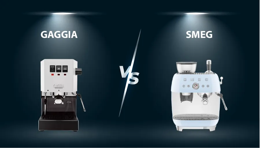 gaggia vs smeg espresso machine