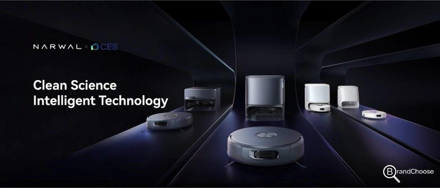 Narwal Robot Vacuum banner for CES 2025