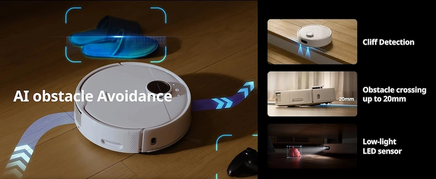 SwitchBot Robot Vacuum Detects Objects with Lidar and AI Vision